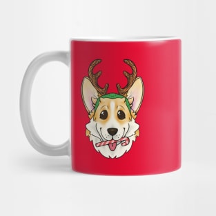 Christmas Corgi Dog Mug Mug